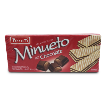PARATI MINUETO CHOCOLATE WAFER 115G 