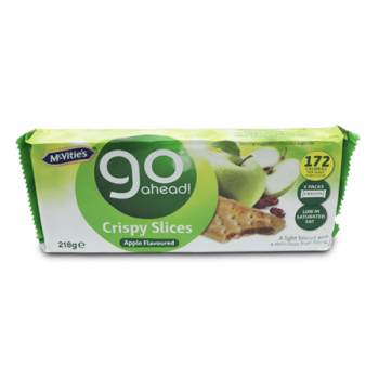 MC VITIE'S GO AHEAD APPLE & SULTANA BISCUITS 218G
