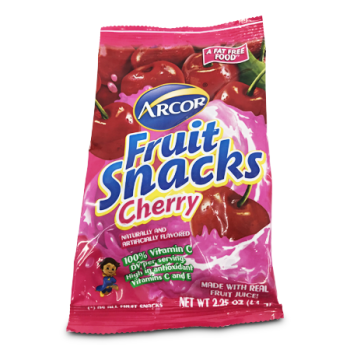 ARCOR FRUIT SNACKS CHERRY 64G
