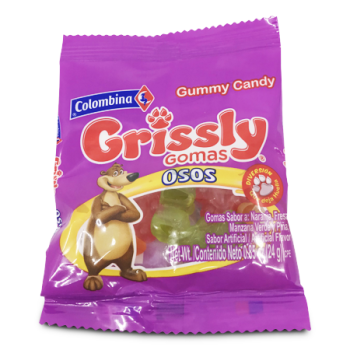 COLOMBINA GRISSLY OSOS GUMMY CANDY 90G