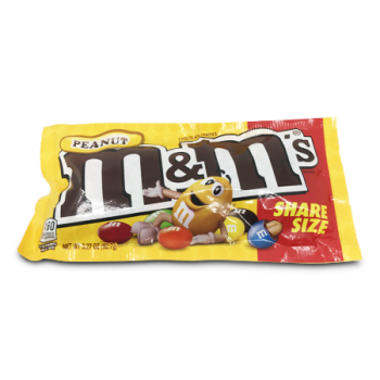 M&M'S PEANUT CHOCOLATE CANDIES 49.3G