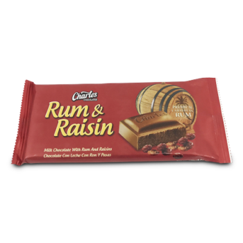 CHARLES RUM & RAISIN CHOCOLATE 100G