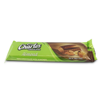 CHARLES ALMOND CHOCOLATE 50G