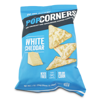 POPCORNERS WHITE CHEDDAR 28G
