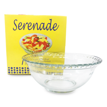 SERENADE GLASS SALAD BOWL 22.9CM 
