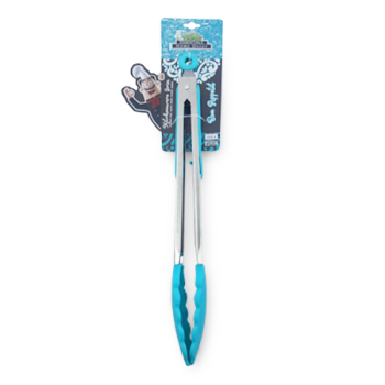 ESSENTIALS SILICONE TONGS LG