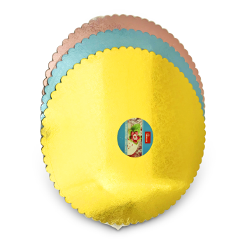 HOMATE SCALLOPED EDGE CAKE BOARD 14"