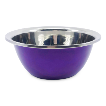 ESSENTIALS S/STEEL RED BOWL 20CMX8CM