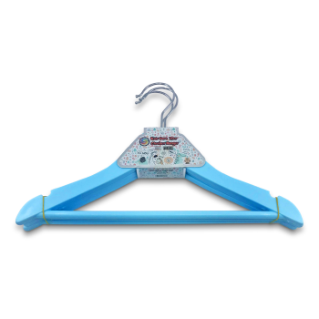ESSENTIALS BLUE CHILDREN'S CLOTHES HANGERS 3PCS