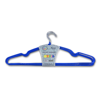 ESSENTIALS BLUE WIRE CLOTHES HANGERS 
