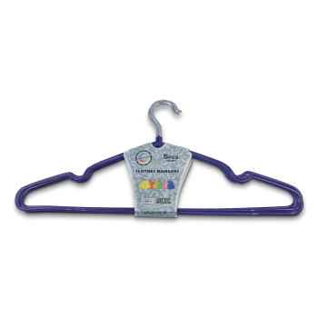 ESSENTIALS PURPLE WIRE  CLOTHES HANGERS 