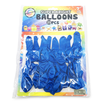 ESSENTIALS SUPER BRIGHT BLUE BALLOONS 12" 12PCS 