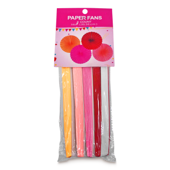 PAPER FANS 6PCS 