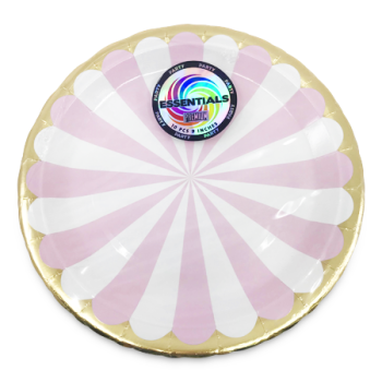 ESSENTIALS PURPLE PAPER PLATES 9" 10PCS 