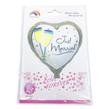MS IMPORTS JUST MARRIED FOIL BALLOON 