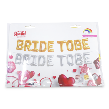 MS IMPORTS BRIDE TO BE FOIL BANNER 