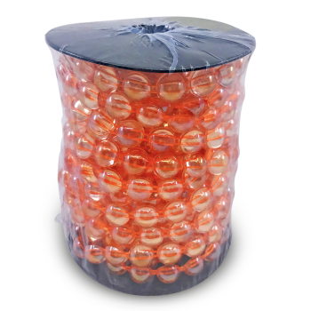ORANGE BEAD GARLAND N1708