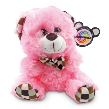 ESSENTILAS PINK TEDDY W/BOW 