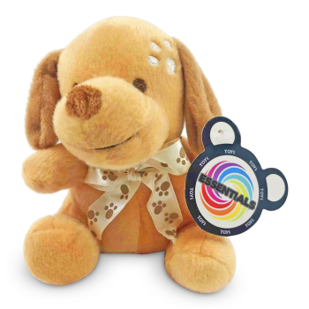 ESSENTIALS BROWN PLUSH PUPPY 