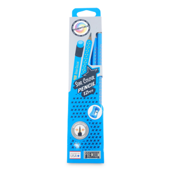 ESSENTIALS BLUE STAR PENCIL 12PCS 