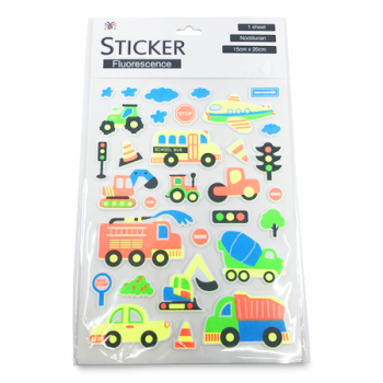 FLUORESCENCE TRANSPORT STICKER 