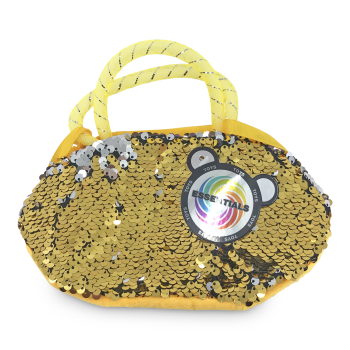 ESSENTIALS MINI GIRL'S GOLD SEQUENCE PURSE 