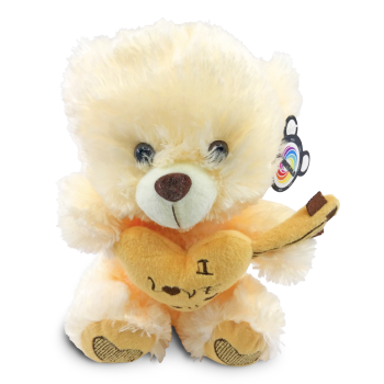 ESSENTIALS TEDDY W/HEART GUITAR 11"