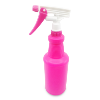 PINK PLASTIC SPRAY BOTTLE