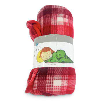 MS IMPORTS RED MINI BABY BLANKET 70X100CM