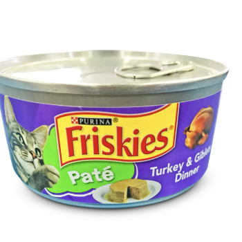 PURINA FRISKIES TURKEY & GIBLETS DINNER 156G