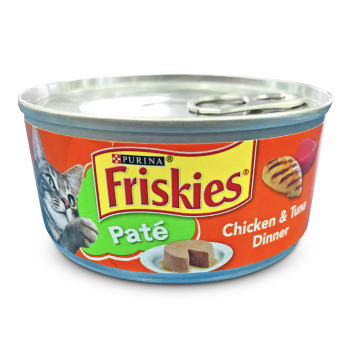 PURINA FRISKIES CHICKEN & TUNA DINNER 156G
